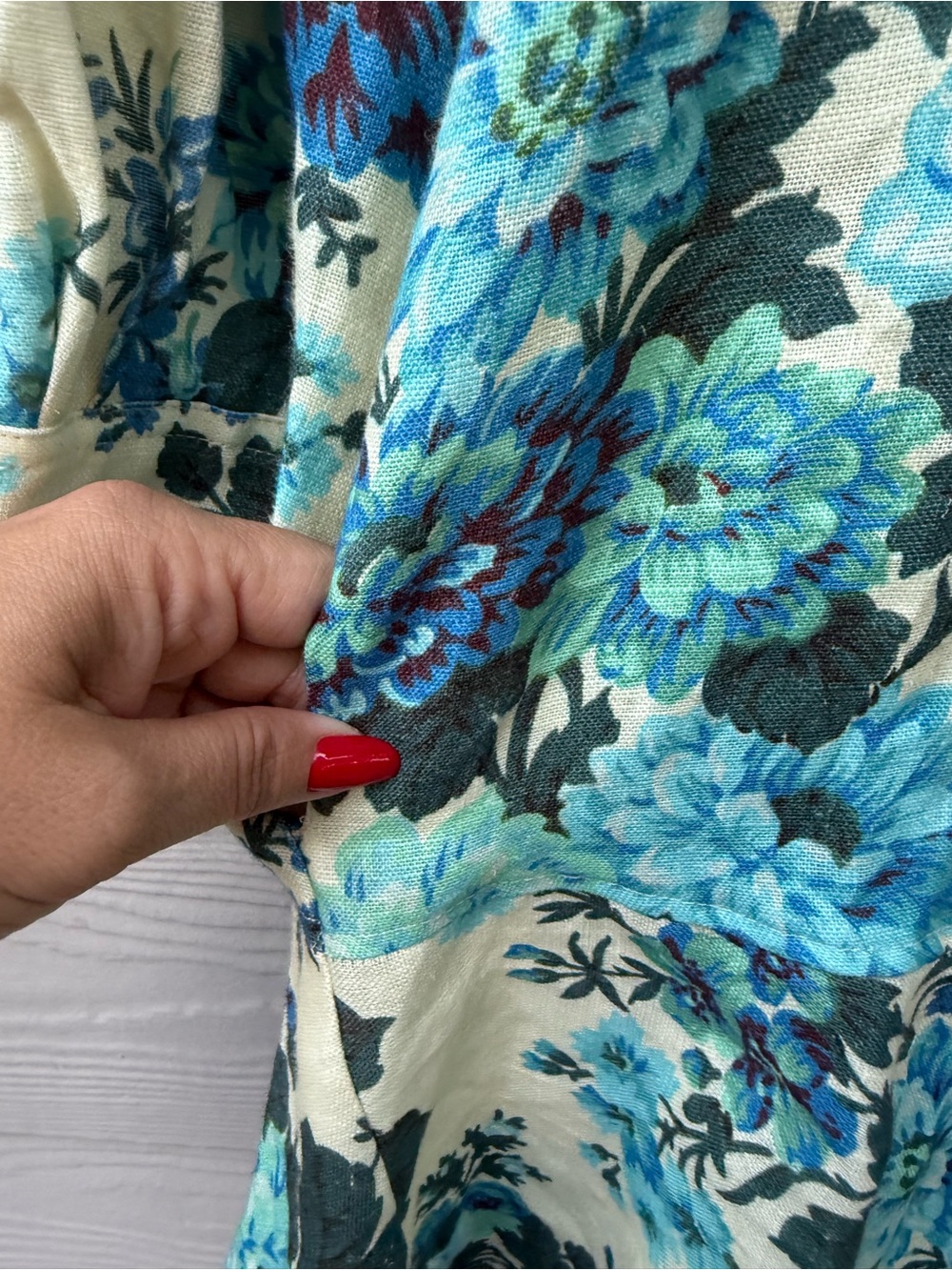 NWT Tuckernuck Zinnia Floral Callahan Linen Dress - Picture 9 of 15